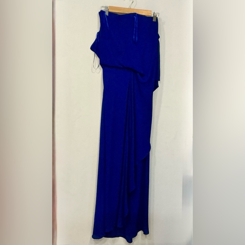 BCBGMaxAzria Vibrant Blue Strapless Dress size 0 - Picture 4 of 7